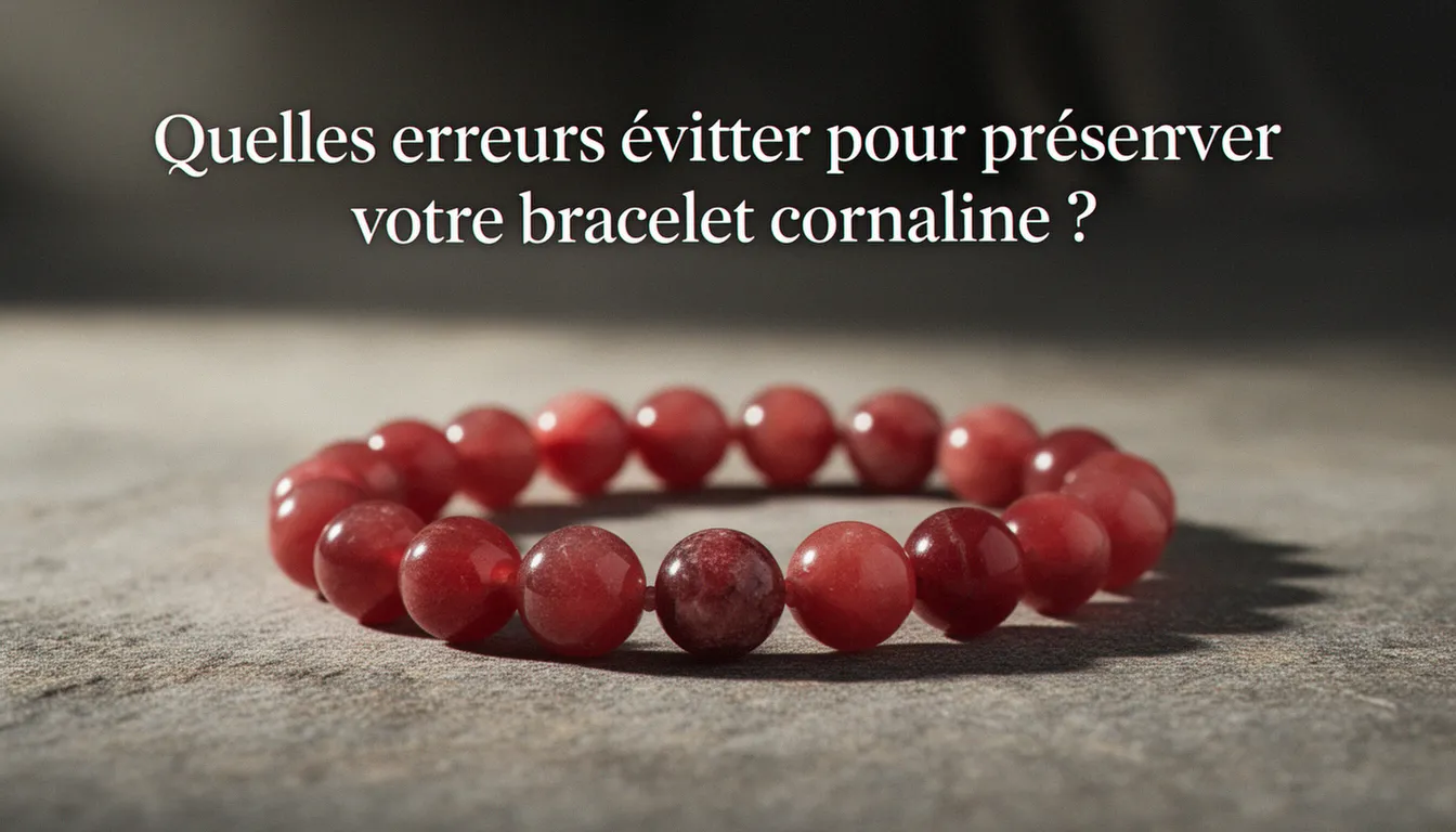 Quelles erreurs éviter pour préserver votre bracelet cornaline ? — bracelet cornaline