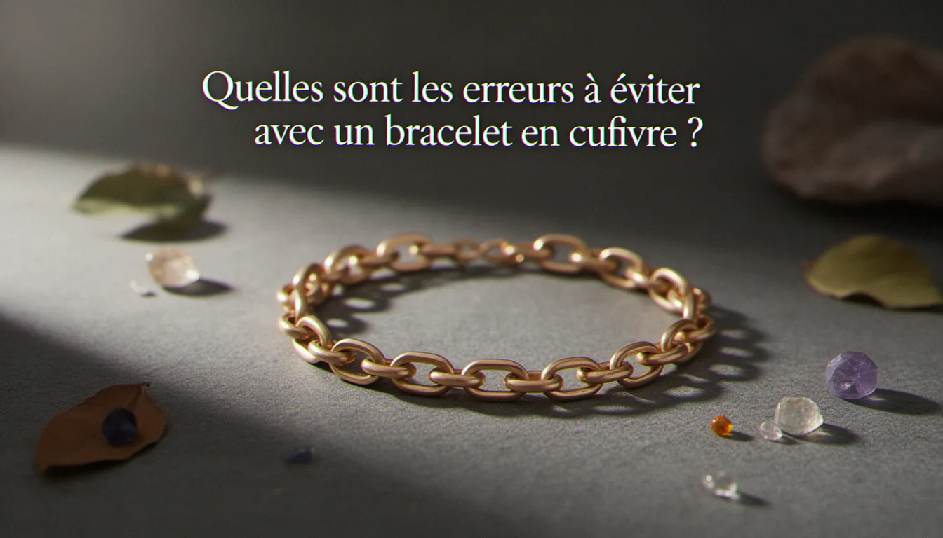 Quelles sont les erreurs à éviter avec un bracelet en cuivre ? — bracelet en cuivre
