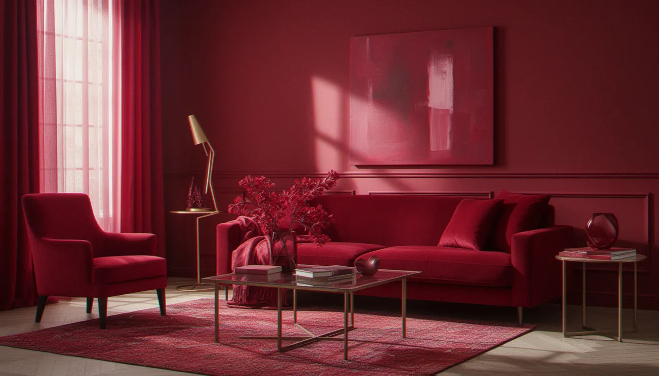 Quelles erreurs éviter lors de l'intégration du rouge grenat dans votre décoration ? — rouge grenat
